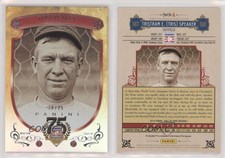 2014 Panini Hall of Fame Red Shield /75 Tris Speaker #6 HOF Shield