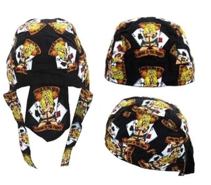 Buy 1 get one FREE LIQUOR UP FRONT POKER GIRL BANDANA KAPPE Dorag Mütze Herren #225 NEU - Bild 1 von 1