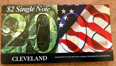 Three  (3) 2008 $2 Single Note CLEVELAND Consecutive #s - Image 1 of 3