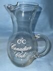 Canadian Club Classic Whiskey Glass Pitcher * Handle * 7 1/8' Tall