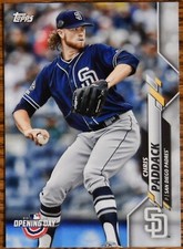 2020 Topps Opening Day #196 Chris Paddack RC Rookie San Diego Padres