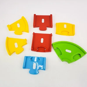 VTech Go Go Smart Wheel Replacement Track Pieces Yellow Red Blue Green Lot of 7 - Picture 1 of 6