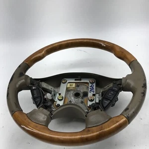 Jaguar 2004 X Type Leather WOOD Steering Genuine Jaguar OEM 1 Wheel,No air Cover - Bild 1 von 12