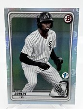 2020 BOWMAN FIRST 1ST EDITION LUIS ROBERT CHICAGO WHITE SOX SKY BLUE FOIL