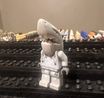 Lego Atlantis Shark Warrior Minifigure - Lego Shark Minifig - Image 1 of 4