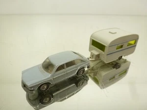 WIKING VW VOLKSWAGEN 411 + CARAVAN - GREY 1:87 - GOOD CONDITION - 194 - Imagen 1 de 7