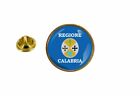 Anstecknadel Pin Abzeichen Anstecknadel Flagge Calabria Italien Kalabrien Rund