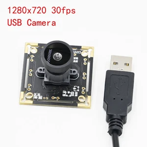 720P Camera Module USB Driveless 1MP 30FPS Webcam For Android Linux Windows - Afbeelding 1 van 12