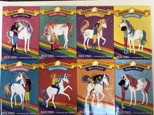 Unicorn Academy 8 Book Set Titles 1-8 Sophia Rainbow, Scarlett Very Good NO BOX - Picture 1 of 4