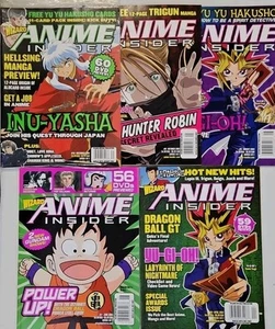 Wizard Anime Insider Magazine LOT #6-#10 YU-Gi-OH INU-YASHA DRAGONBALL Covers Y1 - Imagen 1 de 8