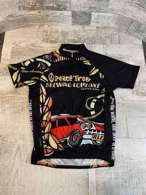 Peace Tree Brewing Para hombres Pequeña 3/4 Cremallera Manga Corta Bicicleta Camisa Jersey Ciclismo Foto 1 de 4