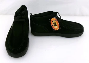 Lugz Zapatos Strutt Mid Nubuck Chukka Negro Hombres Botas Talla 7.5 - Imagen 1 de 7