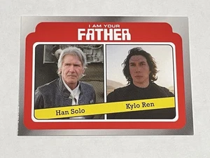 2021 Topps Online Star Wars: I Am Your Father's Day #5 - Han Solo / Kylo Ren - Picture 1 of 2