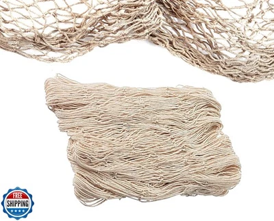 Red de peces natural decoraciones de fiesta para fiesta pirata, fiesta hawaiana, náutica Foto 1 de 4