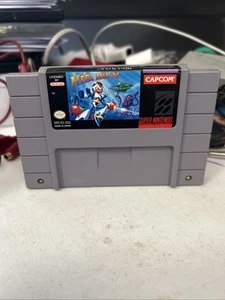 Mega Man X (Super Nintendo SNES, 1994) Authentic - Cartridge Only Clean Tested - Picture 1 of 3