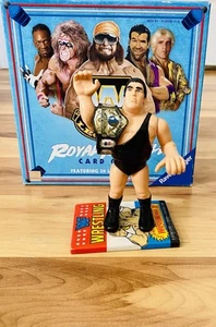 Andre The Giant WWF Hasbro De colección con 1987 Wrestlemain 3 Cinturón Raro WWE Casi Nuevo - Imagen 1 de 5