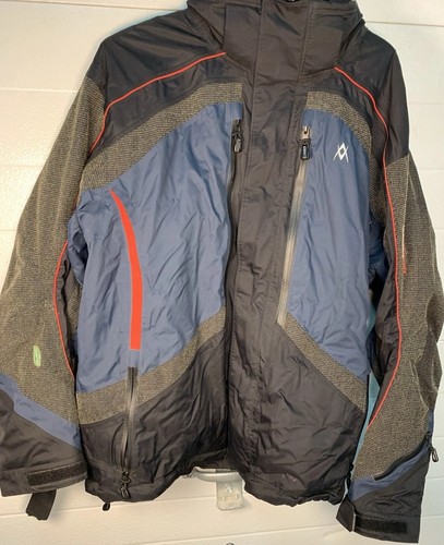 VETEMENTS Volkl Motorsport Giacca da Sci Invernale a Strati Cappotto Nano Tecnologia AOP Vent XL Uni