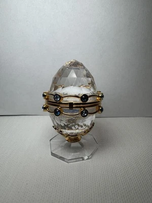 1997 Swarovski Crystal Memories Secrets Egg/Garland   #253442 Retired EUC NO box - Image 1 of 4