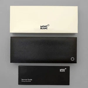 Authentic Montblanc Empty Single Pen Display Gift Box Case w/ Service Guide - Picture 1 of 4