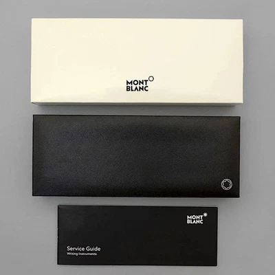Authentic Montblanc Empty Single Pen Display Gift Box Case w/ Service Guide - Image 1 of 4