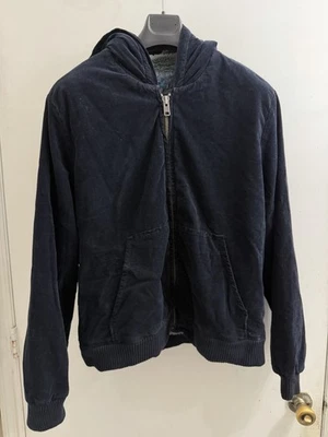 Chaqueta Sherpa de Algodón con Capucha Azul Seven 7 for All Mankind para Hombre Talla XL Foto 1 de 4