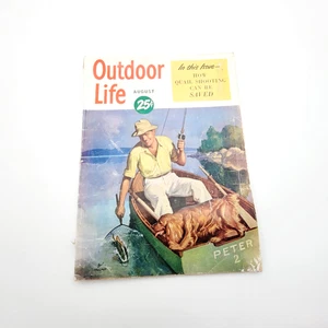 Vintage Outdoor Life August 1950 Hunting Fishing Outdoors Quail Shooting - Picture 1 of 6