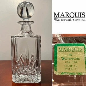 New/Unused Vintage MARQUIS by WATERFORD Brookside Square Spirits Liquor Decanter - Picture 1 of 9