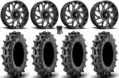 Fuel Runner 24" Wheels Bk 44" Terminator Max Tires Polaris RZR XP 1000 / PRO XP - Image 1 of 4