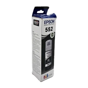 Original Epson 552 High-Yield Photo Black Ink Bottle ET-8500 ET-8550 Sealed - Afbeelding 1 van 3