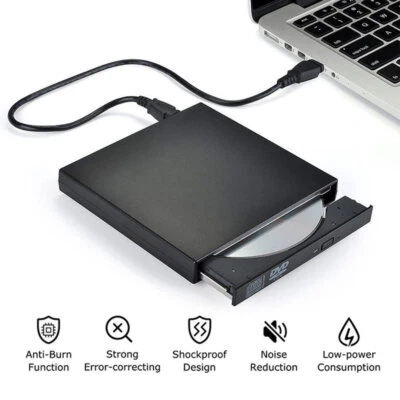 USB 3.0 External Drive DVD±RW CD RW Drive Copier Writer Reader Rewriter For PC - Image 1 of 4