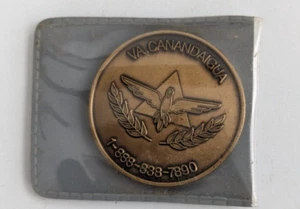 VA Canandaigua Veterans God Grant Serenity Pocket Inspirational Challenge Coin - Bild 1 von 4