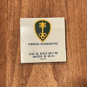 Coinkster Michigan Matchbook Command Headquarters - Imagen 1 de 3
