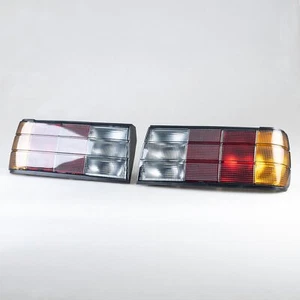 Smoke Rear Lamp Tail Light Pair For BMW 3 Series E30 1988-1994 Facelift - Picture 1 of 4