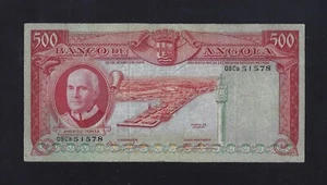 Portugal Angola 500  ESCUDOS 1970 P-97 VF+ - Picture 1 of 2