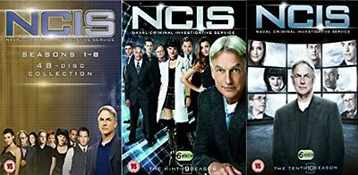 NCIS SERIES 1-10 COMPLETE COLLECTION 1 2 3 456 7 8 9 10 BOX SET SEALED UK R2 DVD - Image 1 of 4