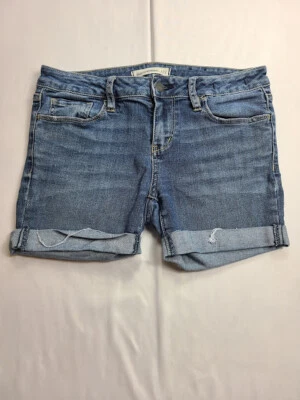 Bull Head Black Women's Sz 7 (28x4 MEASURED) Cut Off RN#-09025 Blue Shorts - Image 1 of 4