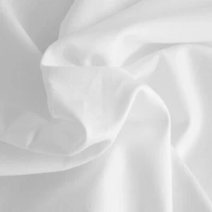 White Organic 100% Cotton GOTS certified Jersey Soft Stretch Fabric Plain 60"  - Picture 1 of 1