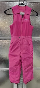 Snozu Kids -6 - Snow Bib -Overall -Snowsuit -Pink - Girls -Ski  Snowboard - Picture 1 of 4
