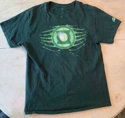 Graphitti Designs DISFRAZ DE PELÍCULA LINTERNA VERDE Camiseta Para Hombre Mediana DC Foto 1 de 4