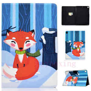 Animals Painted Flip Leather Case Cover For iPad 7th 6th 5th Generation Mini Air