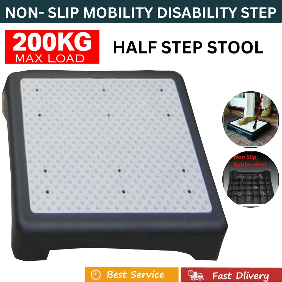 Pharmedics Anti Slip Outdoor Half Step Elderly Disability Door Walking Aid 10cm