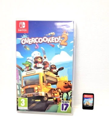 Nintendo Switch JUEGO Overcooked 2 EXCELENTE Versión Cartucho JUEGO NIÑOS Foto 1 de 4