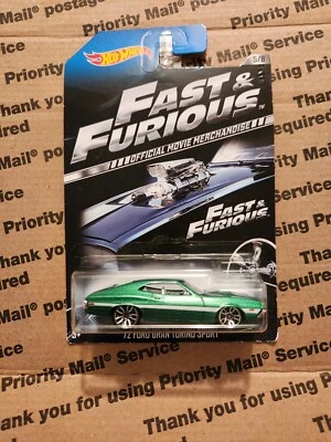 Hot Wherls Fast Furious 72 Ford Gran Torino Sport - Official Movie Merchandise - Image 1 of 3