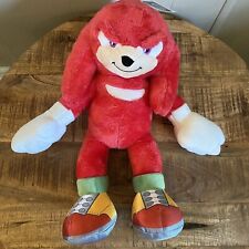 NWT Knuckles Build-a-Bear Workshop Sonic the Hedgehog 2 Movie 14" Plush In Hand!