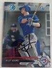 Riley Adams Blue Jays, Nationals Signed First Bowman Card With COA