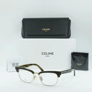 NEW CELINE CL50026U 031 Khaki Havana 53mm Eyeglasses - Picture 1 of 4