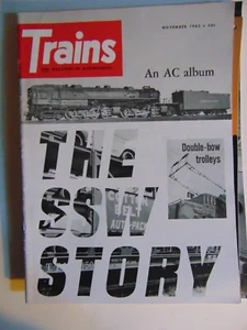 Trains Magazine November 1962 SSW - Picture 1 of 1