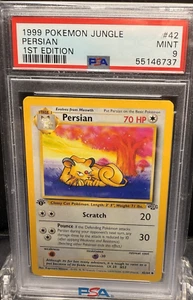 1999 POKEMON JUNGLE PERSIAN 1ST EDITION #42 PSA 9 - Picture 1 of 2