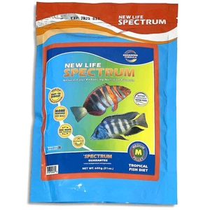 New Life Spectrum TROPICAL FISH Medium Pellets 600g Color Enhancing Fish Food - Picture 1 of 2