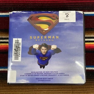 Superman Returns Novelization Audiobook by Marv Wolfman 2006 Unabridged 8 CDs - Foto 1 di 4